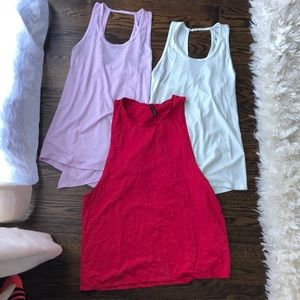 Athleta and Carbon 38 tanks